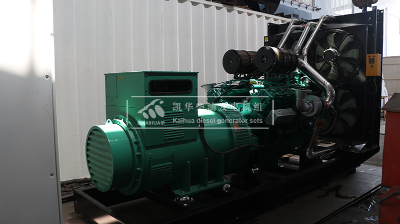 安陽一臺800kw乾能發電機組成功出廠